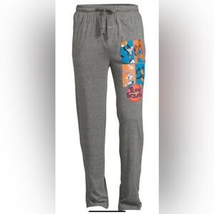 Men's Gray Lightweight Sleep Pant Space Jam With Pockets